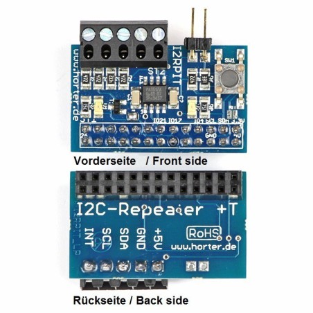 I2C-Repeater with switch for Raspberry PI finished