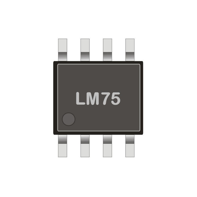 I2C digital temperature sensor SMD LM 75CIM-5