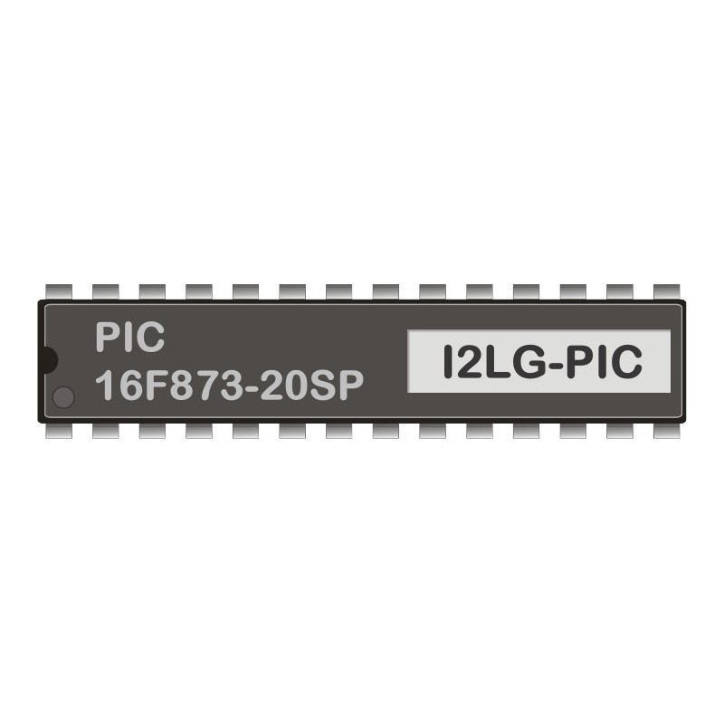 PIC 16F873-20SP programmiert für LCD-Gateway