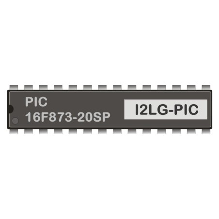 PIC 16F873-20SP programmed for LCD-Gateway