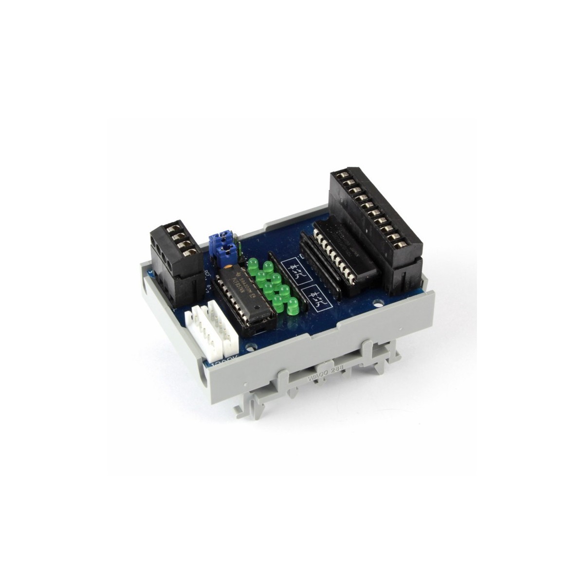 I2C Digital Output Modul mit Optokoppler für DIN-Schiene