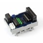 I2C digital output module with optocoupler for DIN rail