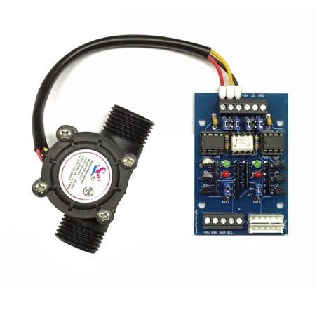 I2C-Impulszähler mit Durchfluss-Sensor