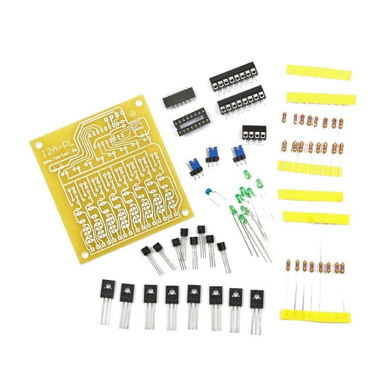 Kit I2C output card with transistor amplifiers 8 bit