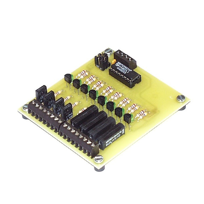 Kit I2C output card with relays 8 bit