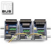 I2C modules for mounting on DIN rail